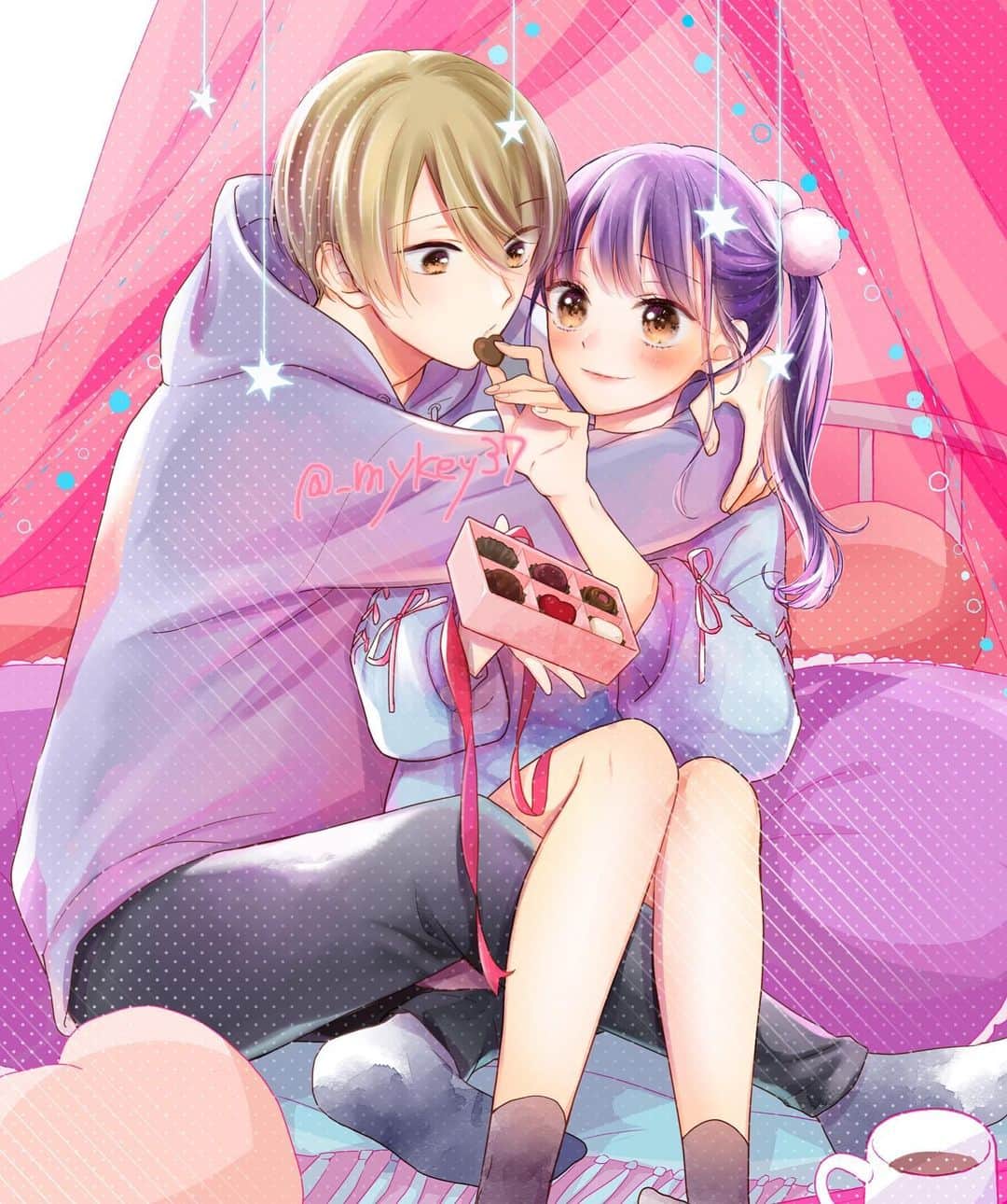 杏堂まいのインスタグラム：「本日発売Sho-Comi5号の 別冊付録に表紙とショートで載ってます💘 なにげに別冊の表紙も初めて！ バレンタインレシピつきです💘よろしくお願いします🥺💓」