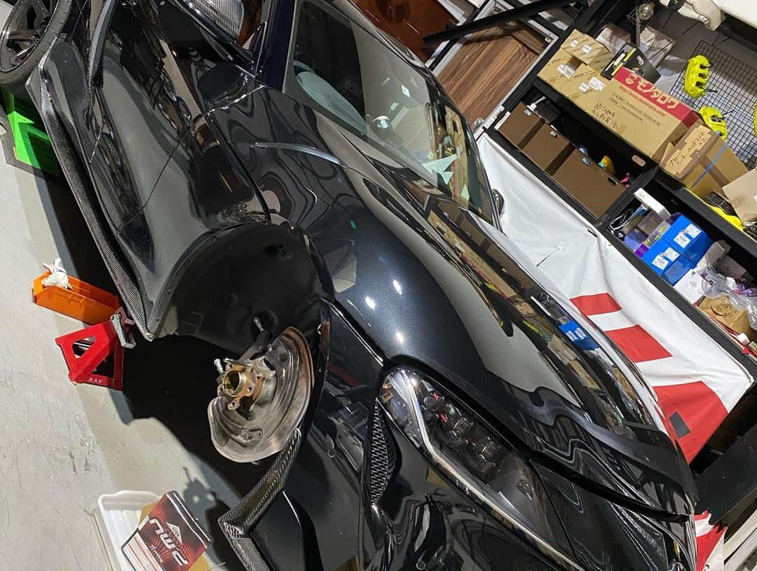 織戸学さんのインスタグラム写真 - (織戸学Instagram)「車は奥が深い。  スープラ ボディーパーツ  CPM  取り付け 絶好調。  #maxorido」2月6日 0時09分 - maxorido