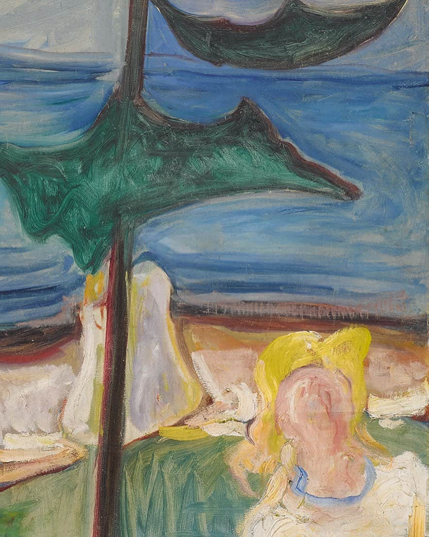 サザビーズさんのインスタグラム写真 - (サザビーズInstagram)「The Year of Munch 😱 Two rare paintings by master of angst Edvard Munch are set to star in our cross-category evening auction in London this March.    Leading the pair is Embrace on the Beach, a large frieze full of drama and tension in the midst of a bucolic landscape. Commissioned in 1904 to decorate a nursery in the home of one of Munch’s patrons, it was deemed unsuitable for a child’s room and returned to the artist! The story did not end there, as in 1931 the work was purchased by the Nationalgalerie in Berlin but deaccessioned just six years later, when the Nazis deemed Munch among their list of ‘degenerate artists’. It then made its way back to Olso, where it was acquired by Munch’s friend and neighbour.    Head to our stories to see the other work from the collection, an assured self-portrait, and our account page to see the full unveiling of this large-scale work by Munch, or click the link in bio for more. [3/3]  #Munch #SothebysImpMod #Impressionism #ModernArt #London #EdvardMunch」2月6日 0時32分 - sothebys