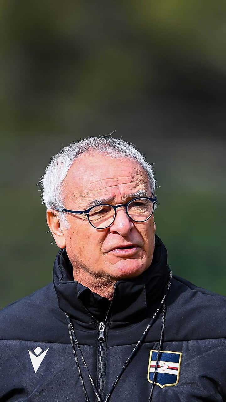 UCサンプドリアのインスタグラム：「La conferenza del tecnico blucerchiato #Ranieri all'antivigilia #BeneventoSamp, 21.a giornata di @seriea.」