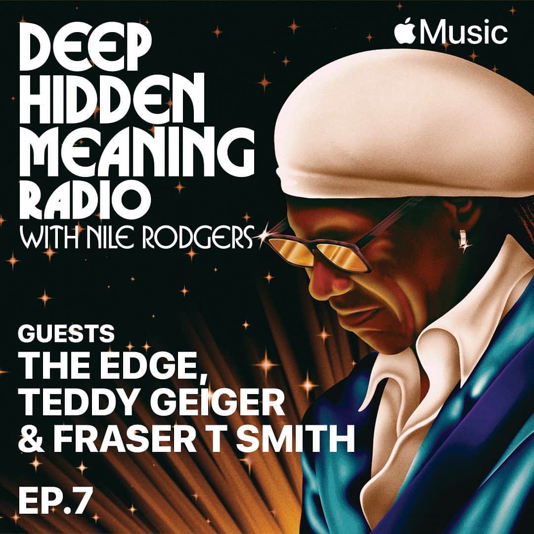 ナイル・ロジャースさんのインスタグラム写真 - (ナイル・ロジャースInstagram)「Talking songwriting with #TheEdge from @U2, @TeddyGeiger and @FraserTSmith tomorrow at 8am PT on #DeepHiddenMeaning. Open @applemusic, tap Radio, and hit Apple Music 1 tomorrow morning to listen live!」2月6日 1時02分 - nilerodgers