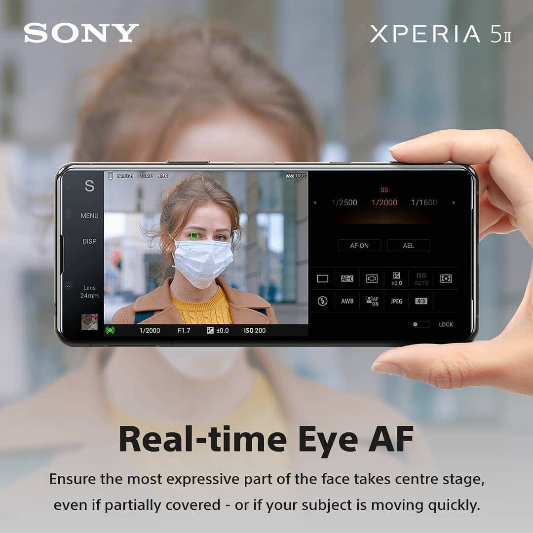 Sony Mobileさんのインスタグラム写真 - (Sony MobileInstagram)「Did you know that Real-time Eye AF hones in on your subject’s profile to deliver flawless captures, even when their face is obscured? Master perfect portraits, both stationary and on the move, with Xperia 5 II.  #Xperia5ll #Xperia #SonyXperia #ExploreXperia #EyeAF #TripleLensCamera #Photography #MobilePhotography #PortraitPhotography #XperiaTips」2月6日 1時26分 - sonyxperia