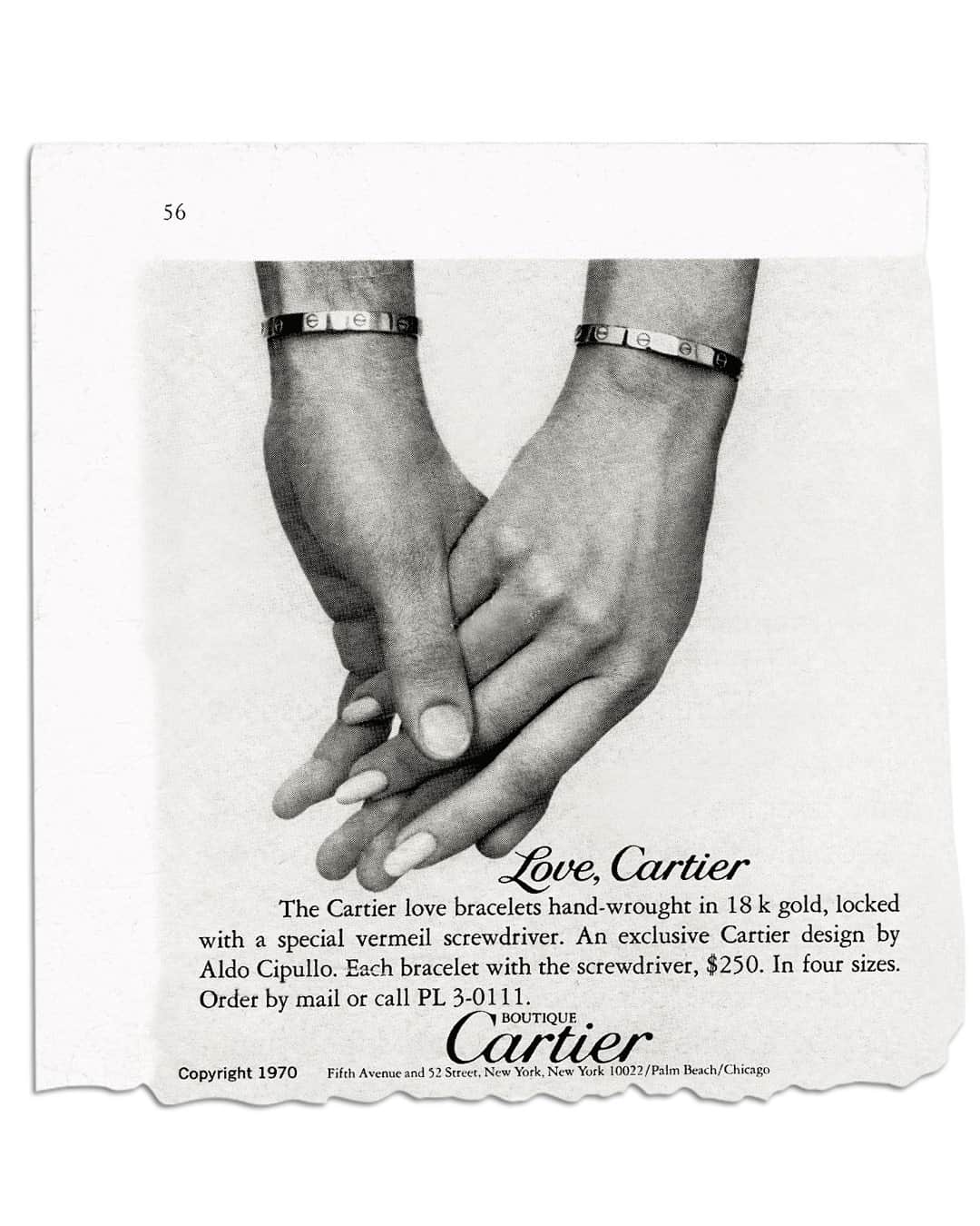 カルティエのインスタグラム：「Learn all about Aldo Cipullo, designer of the Cartier emblematic creations, Love and Juste un Clou, in the recently published book by @assouline. #AldoCipullo #CipulloMakingJewelryModern」