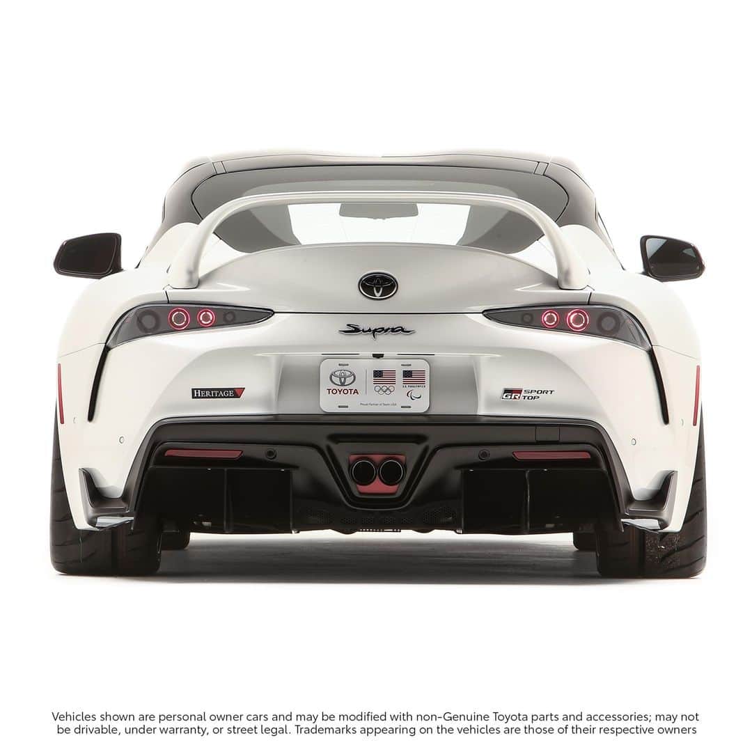 toyotausaさんのインスタグラム写真 - (toyotausaInstagram)「The GR #Supra Sport Top parties in the back too! Our Motorsports Technical Center hand-built a rear diffuser and created a new exhaust setup featuring dual pipes in the center. #SEMA2020 #LetsGoPlaces」2月6日 2時11分 - toyotausa