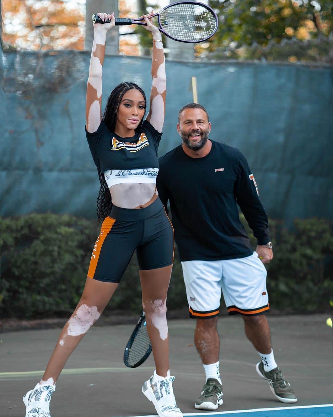 ウィニー・ハーロウさんのインスタグラム写真 - (ウィニー・ハーロウInstagram)「Tennis lessons today from the pro @davegrutman @princesports」2月6日 11時50分 - winnieharlow