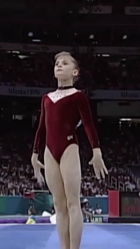オリンピックチャンネルのインスタグラム：「Take a look back at Ukraine's on floor routine from Atlanta 1996 including the 9.750 effort of Lyubov Sheremeta in this week's Gymnastics recap!⁠⠀ ⁠⠀ @figymnastics @the_olympic_team_ua」