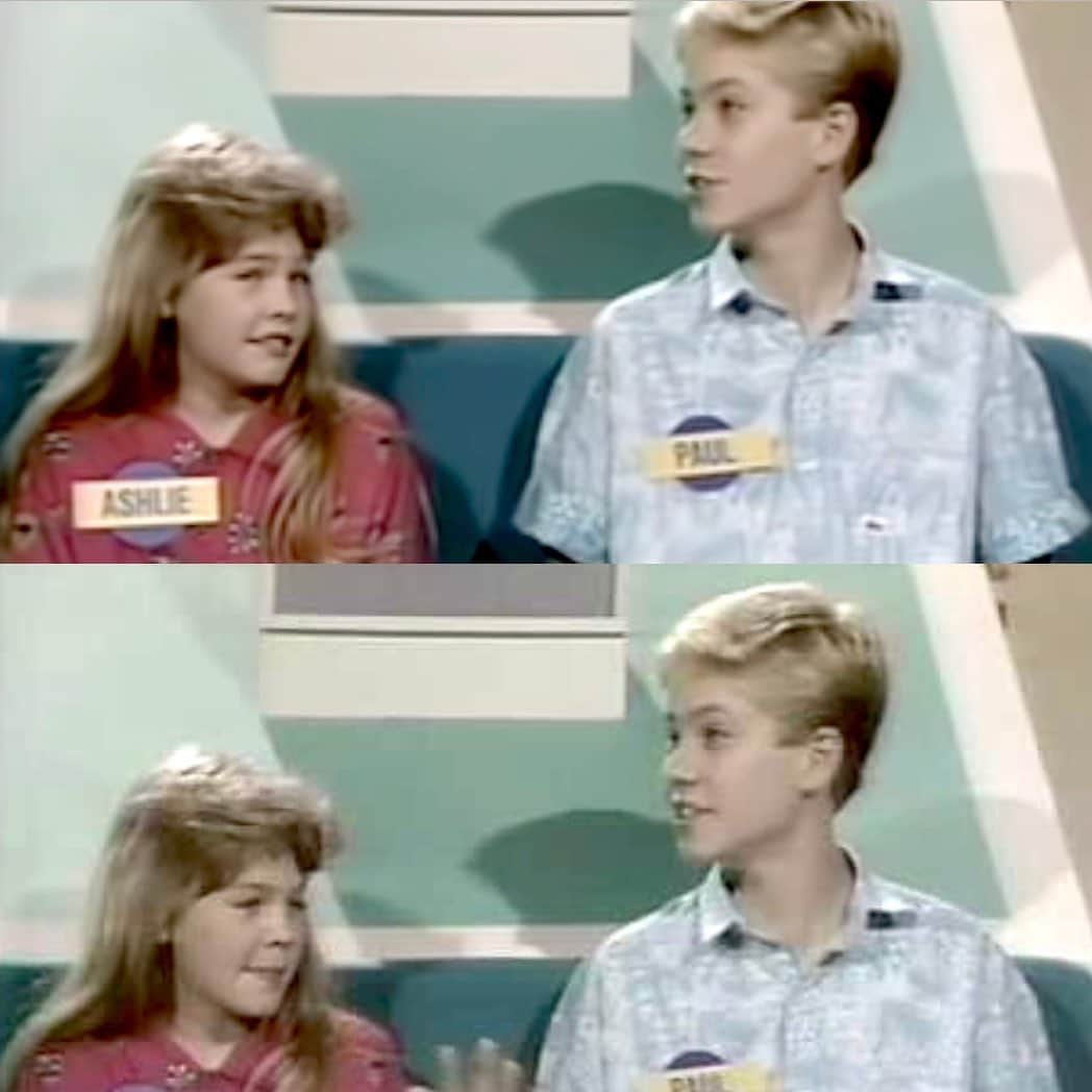 ポール・ウォーカーのインスタグラム：「Did you know that Paul and his sister Ashlie were once runners-up on a game show called “I’m Telling” back in 1988? #FBF #TeamPW」