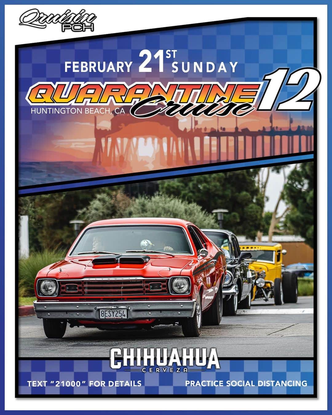 Classics Dailyさんのインスタグラム写真 - (Classics DailyInstagram)「QC12: Back 2 the Beginning.   The QruisinPCH Quarantine Cruise, the one that started it all is storming into to the OC Coast Sunday, February 21.   Come be a part of the fun alongside thousands of rides from across the west.   Featured in Motor Trend, Hot Rod, Truck Trend, Classic Truck Performance, Dub magazine and across the internet, there’s no experience like the Quarantine Cruise. _   Stay tuned for some surprises and new location. AND... Watch our Stories for more.   Don’t miss out on the fun!  Text “Cruise” to 21000 and stop by often to be 1st to know the details!  Hashtags: #hbqc  #quarantinecruise  _ Partners: @hektattoo @keystoneautomotiveoperations @week2wickedjason @Ken _ Official Content Contributors. @thee_rod @tylercatesphotos @itsjustbrian @autotopiala @nick.v70 _ MEDIA @hotrodmagazine @classic_truck_performance @ryanfossproductions @allchevyperformance @dubmagazine _  Please Shop Local at  @regencycenters @socoandthemix  _  #protouring  #hotrods #classiccars #customcars #musclecars #americanmusclecars #hotrodsandmusclecars #americanmuscle #classicmuscle」2月6日 4時50分 - classicsdaily