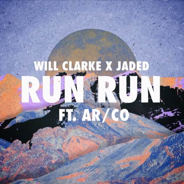 Mali-Koa Hoodのインスタグラム：「We wrote Run Run with friends @djwillclarke @jadedofficial last year, out today! Been working on a side project through lockdown with @leostannard called @wearearco. The world of AR/CO is nothing like you’ve heard from us yet. Happy Friday and hope you enjoy this one in a dimly lit quarantine room, makes me miss clubs and Ibiza lol. Let us know what you think x」
