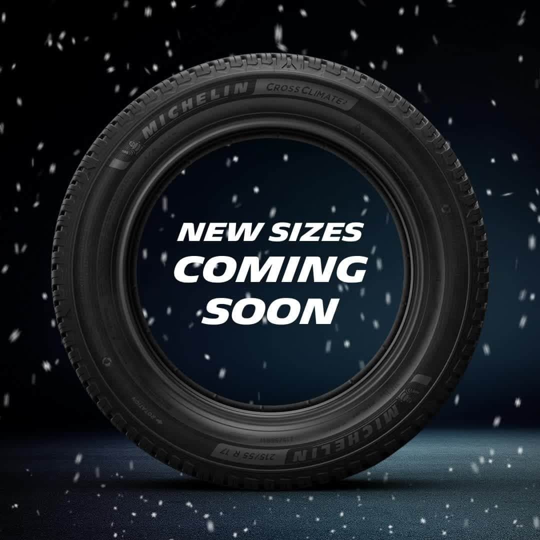 ミシュランのインスタグラム：「You asked, we answered. New sizes of the MICHELIN® CrossClimate®2 tire will be rolling out soon. #CrossClimate2」
