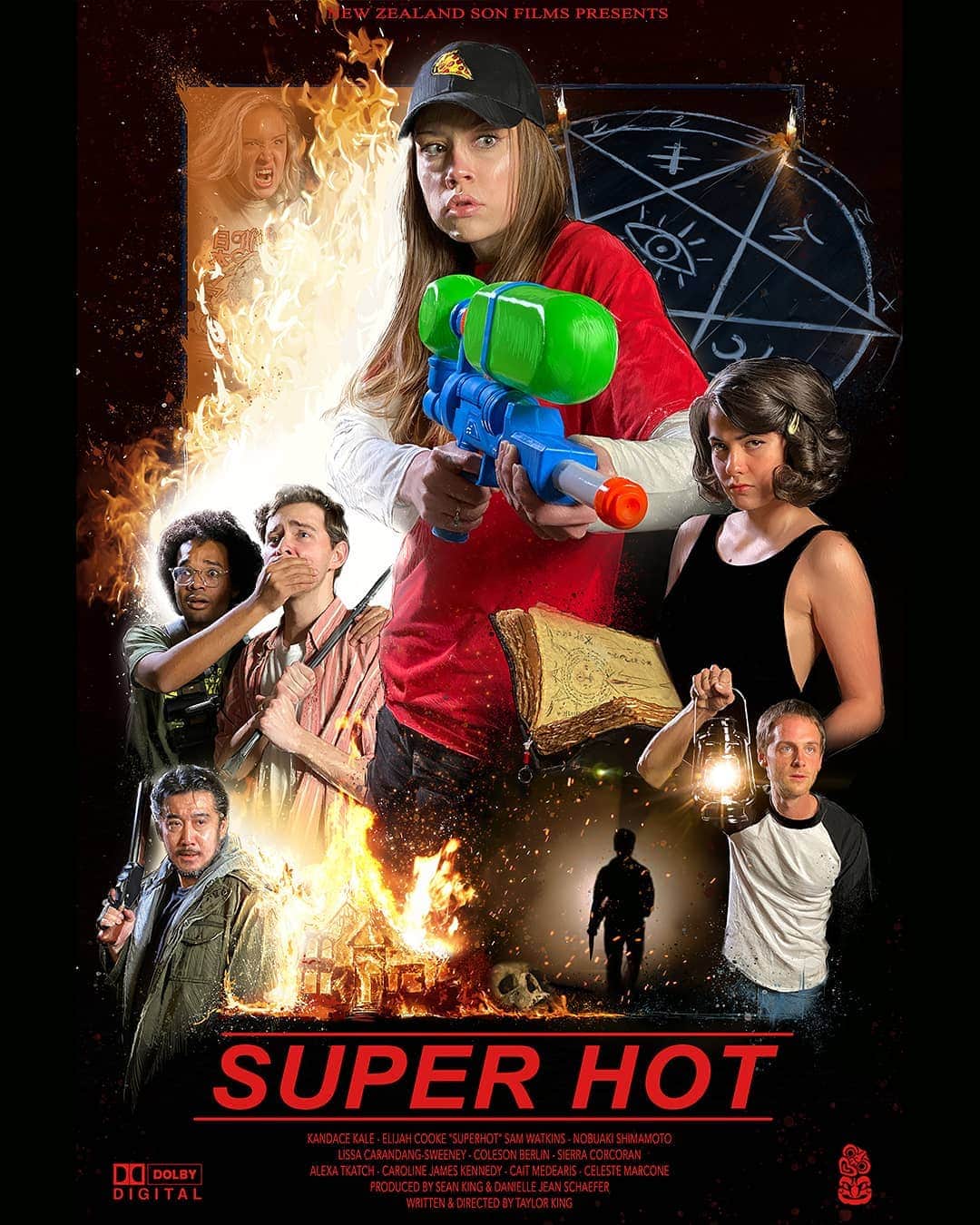 嶋本信明のインスタグラム：「The poster of Superhot just arrived!  Superhot will be released on Amazon Prime in 2021!  Stay tuned!  今制作中の新しい映画、Superhotのポスターが届きました。 日本でも2021年中にアマゾンプライムで公開予定です。 よろしくお願いします!」