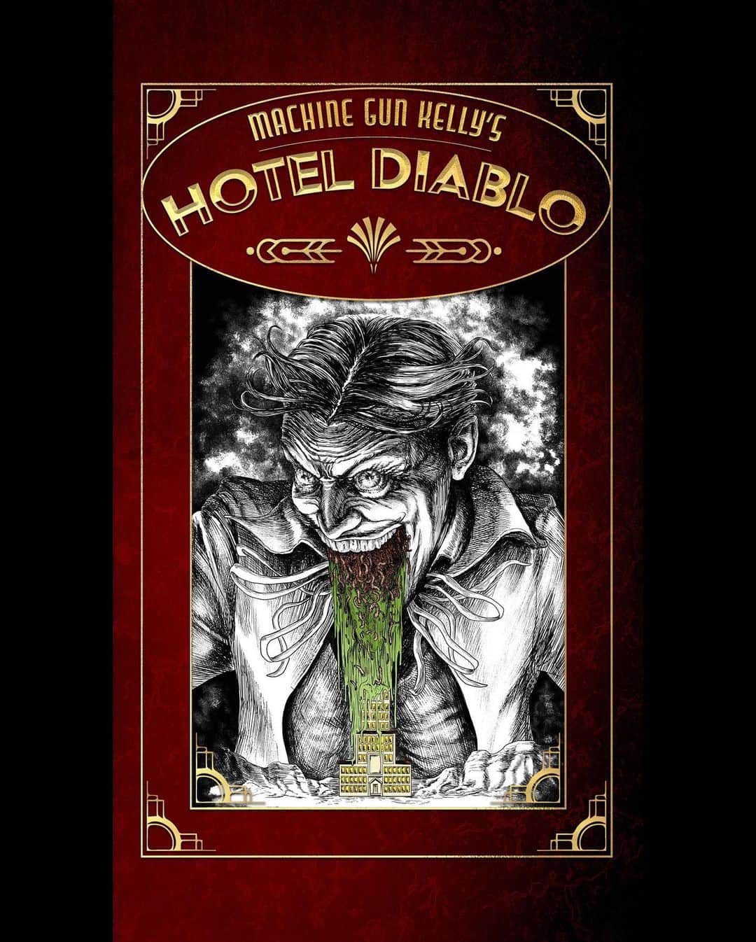 Young Gunnerさんのインスタグラム写真 - (Young GunnerInstagram)「reimagined hotel diablo into a four piece cerebral graphic novel. coming this july. pre order available now.」2月6日 8時29分 - machinegunkelly