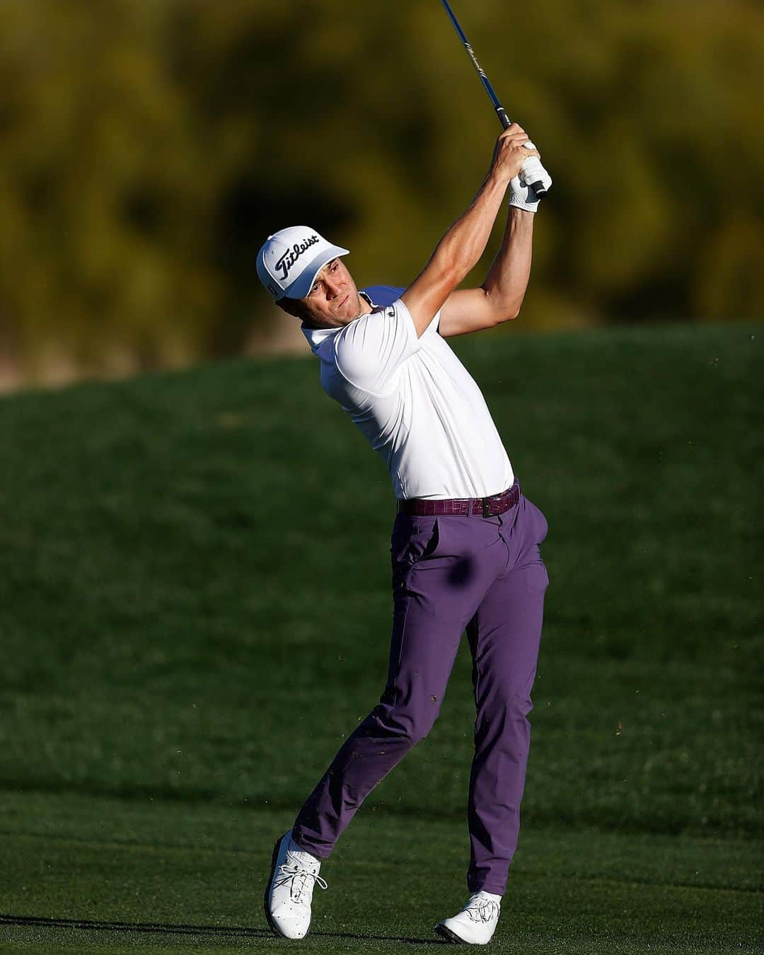 ジャスティン・トーマスさんのインスタグラム写真 - (ジャスティン・トーマスInstagram)「Onto the weekend at @wmphoenixopen! The #purplepants brought some good vibes today 👊🏽」2月6日 10時21分 - justinthomas34