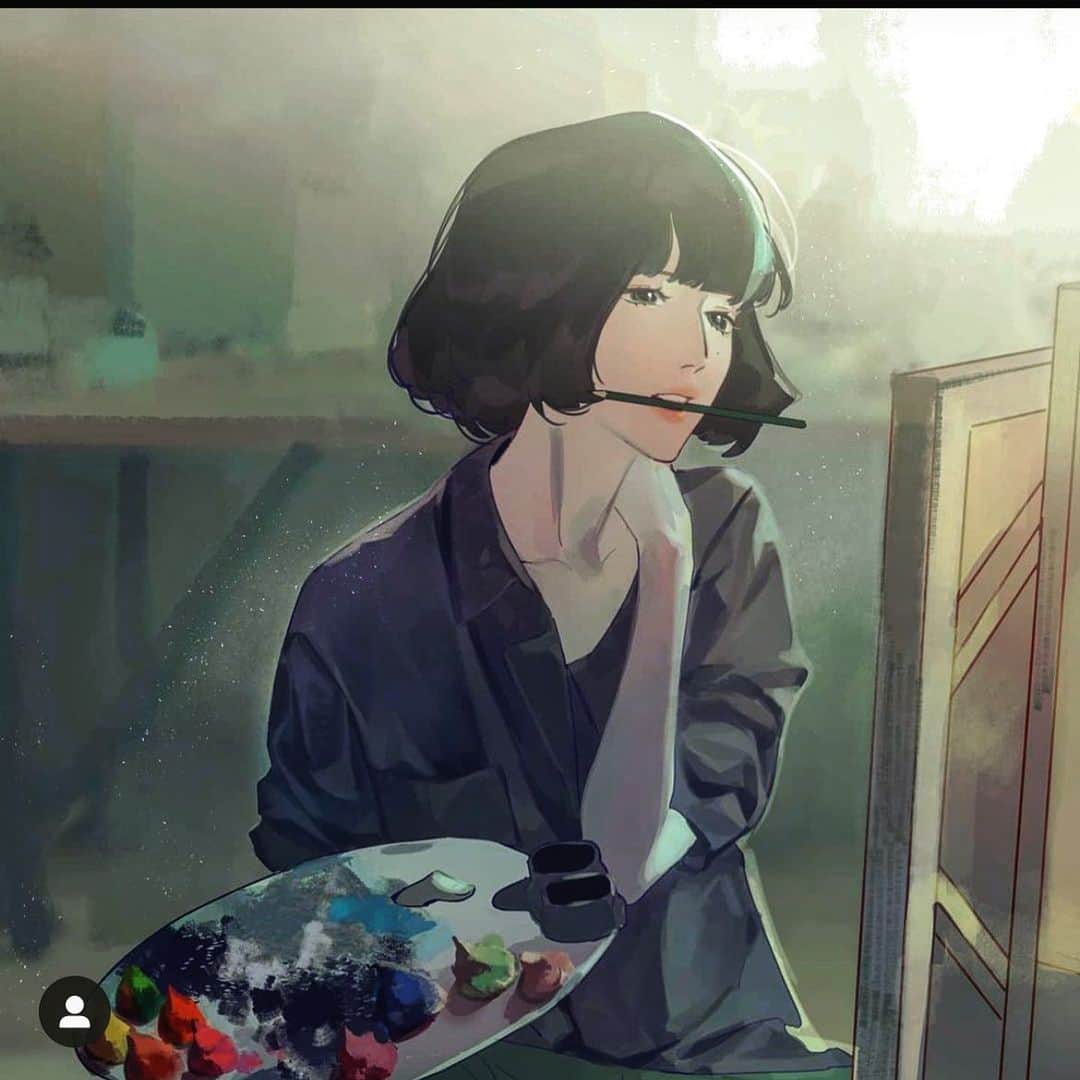 フィオナ・シットのインスタグラム：「When #fanart blows your mind away 🤍🦋🤍#哥本哈根的另一個我」