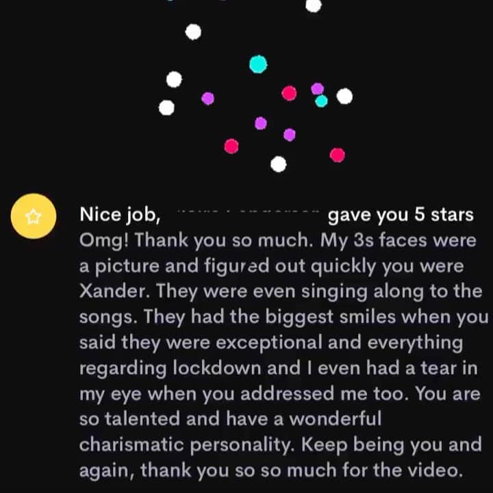 のインスタグラム：「A BIG thank you to those that have left the great reviews on @Cameo!!! I LOVE doing them and I hope everyone LOVES getting them!」