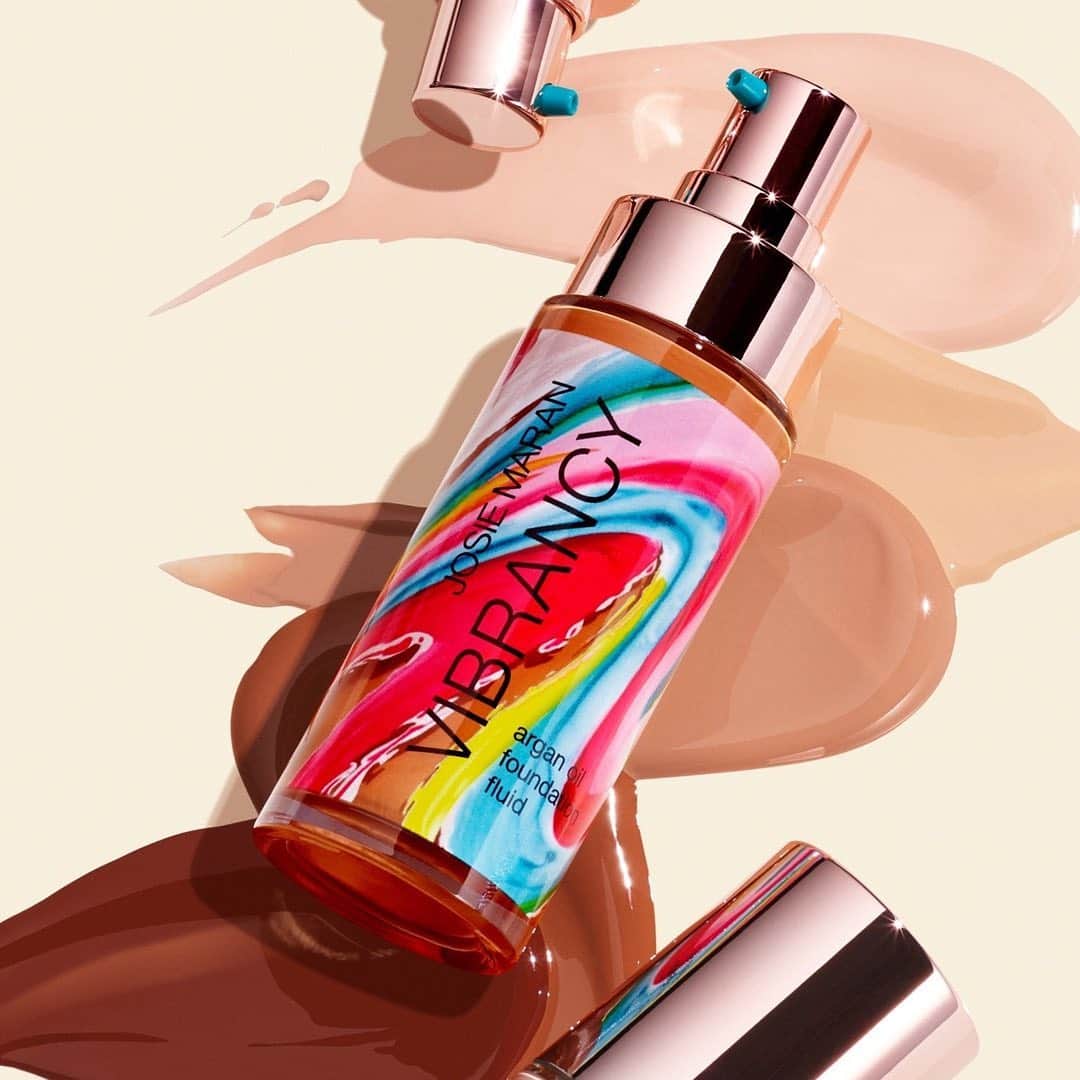 ジョジー・マランのインスタグラム：「Happy Friday, happy payday, and happy buy one, get one 50% off on our 100% Pure Argan Oil-Powered makeup!  ⠀⠀⠀⠀⠀⠀⠀⠀⠀ Our limited-time sale just launched and it's the perfect chance to save and stock up on our bestselling Vibrancy Foundation, Color Sticks, and Lip Butters 🤗」