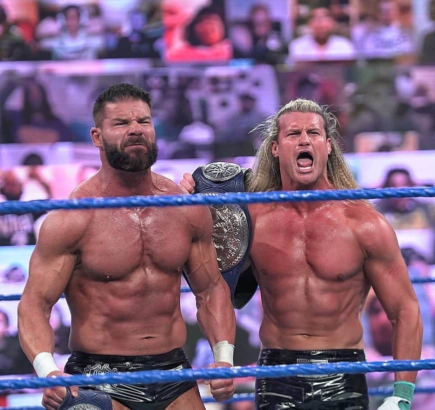 WWEさんのインスタグラム写真 - (WWEInstagram)「Who can stop the #SmackDown Tag Team Champions?? @realrobertroode @heelziggler」2月6日 11時21分 - wwe