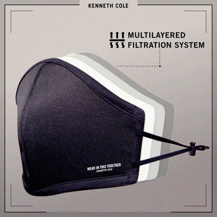 ケネスコールのインスタグラム：「The Perfect Mask has so many features and benefits, we’ve created 6 short films to highlight them all. Part 2 speaks to its multilayered small particle filtration system with antimicrobial HeiQ V-block technology. #WearAFuckingMask #StaySafe #ProtectEachOther  When you shop at KennethCole.com, in recognition of Black History Month, we’ll donate to The New York Public Library in support of The Harry Belafonte Black Liberation Speaker Series. Info link in bio.」