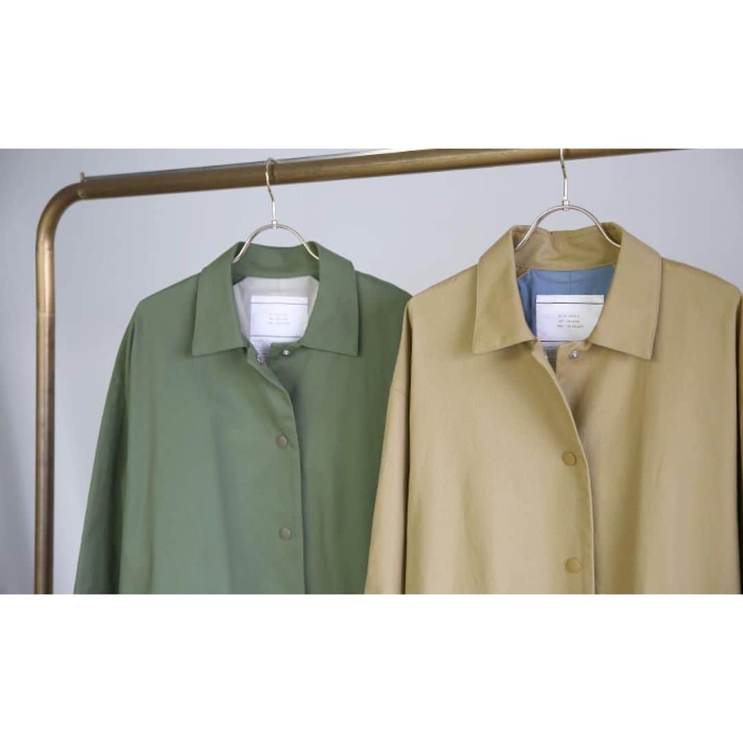 moca さんのインスタグラム写真 - (moca Instagram)「. RE ITEM . 10008355 oversized soutien collar coat 9200yen+tax khaki/beige . #selectmoca」2月6日 22時11分 - selectmoca