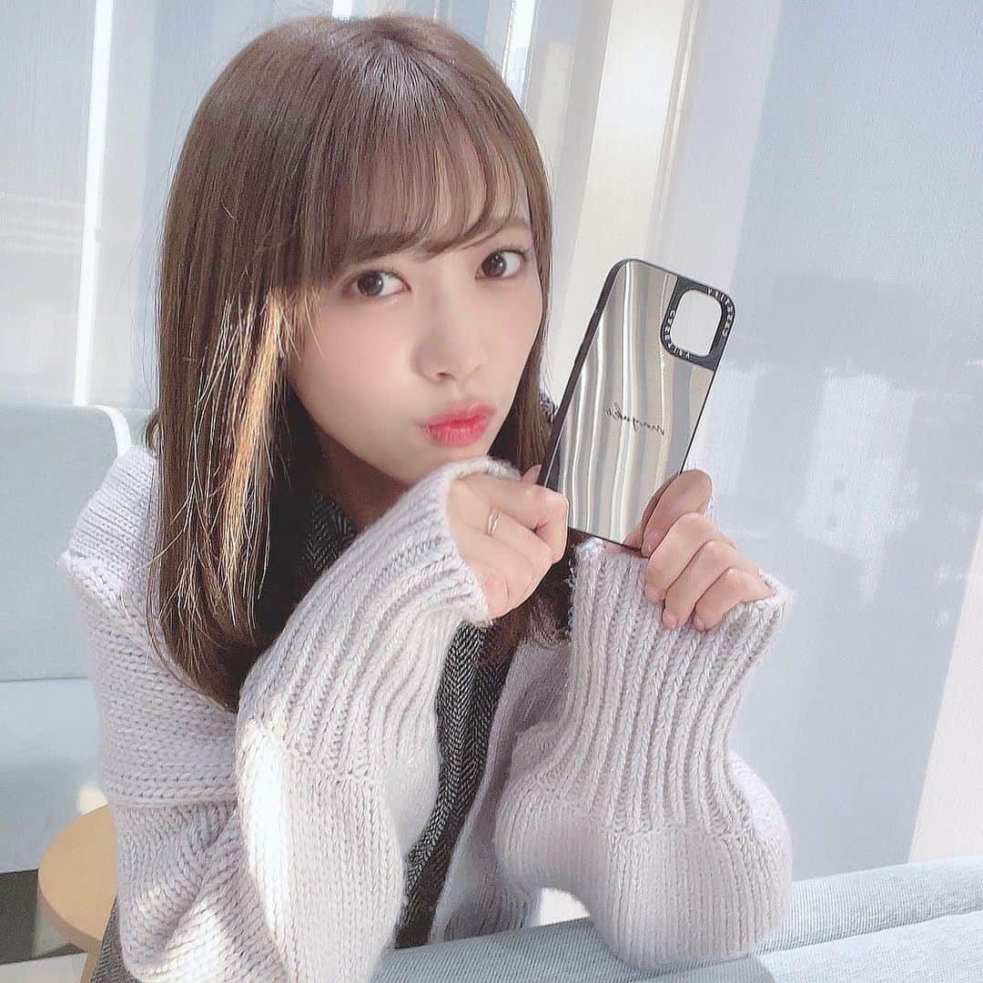井上真由子のインスタグラム：「mayukoって名前が入ってるの♡♡ ありがとうございます！ #CASETiFY #CASETiFYミラーケース #StateYourCase #iphoneケース #snidel #粉我 #fff #좋아요」