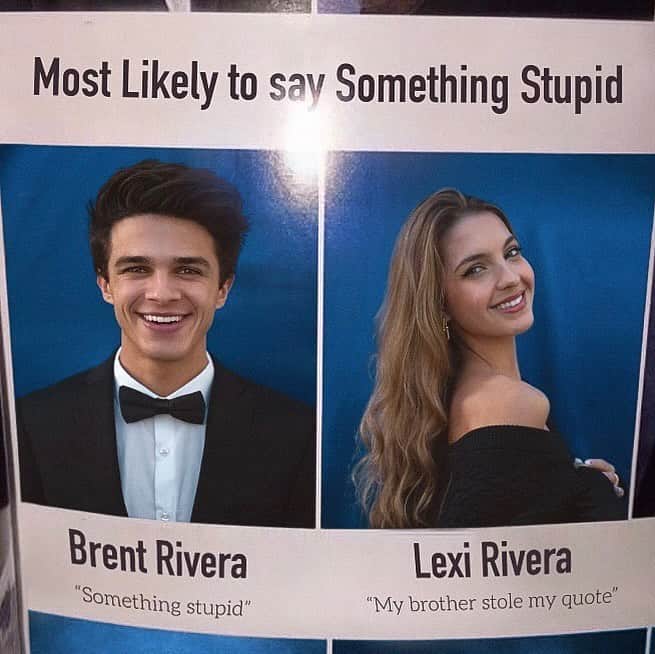 Brent Riveraさんのインスタグラム写真 - (Brent RiveraInstagram)「throwback to our yearbook photos😂😂」2月6日 16時34分 - brentrivera