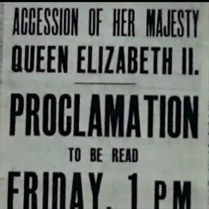 ロイヤル・ファミリーのインスタグラム：「#Onthisday in 1952, The Queen acceded to the throne on the death of her father King George VI. Her Majesty has now been Sovereign for 69 years.  📽This clip is taken from Lord Wakehurst’s film about the death of King George VI and The Queen’s accession.」