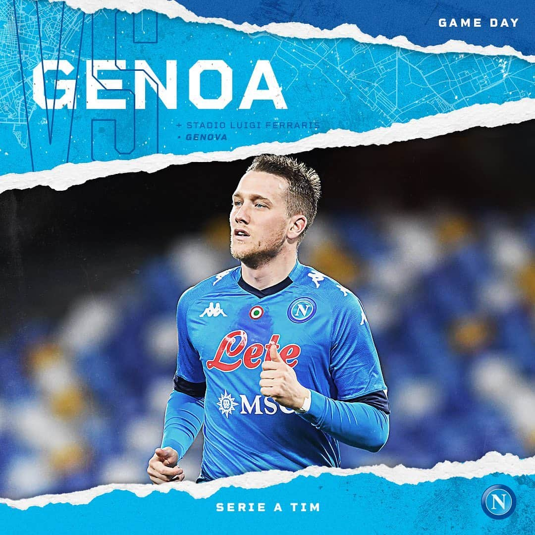 SSCナポリさんのインスタグラム写真 - (SSCナポリInstagram)「MATCHDAY ⚽️ #GenoaNapoli 🏟 Stadio Luigi Ferraris 🕘 20:45 CET 🇮🇹 #SerieATim  💙 #ForzaNapoliSempre」2月6日 22時52分 - officialsscnapoli