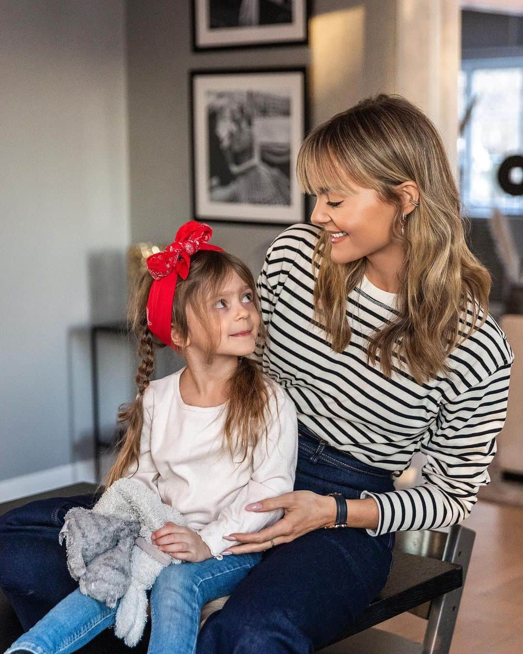 Caroline Berg Eriksenのインスタグラム：「When did she get so big 🥺❤️ I love you Naia ❤️」