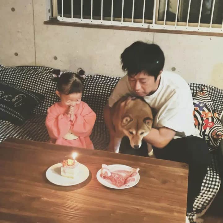 尾形貴弘のインスタグラム：「ミク5歳の誕生日会は昨日やりました！！ おめでとうミク！！」
