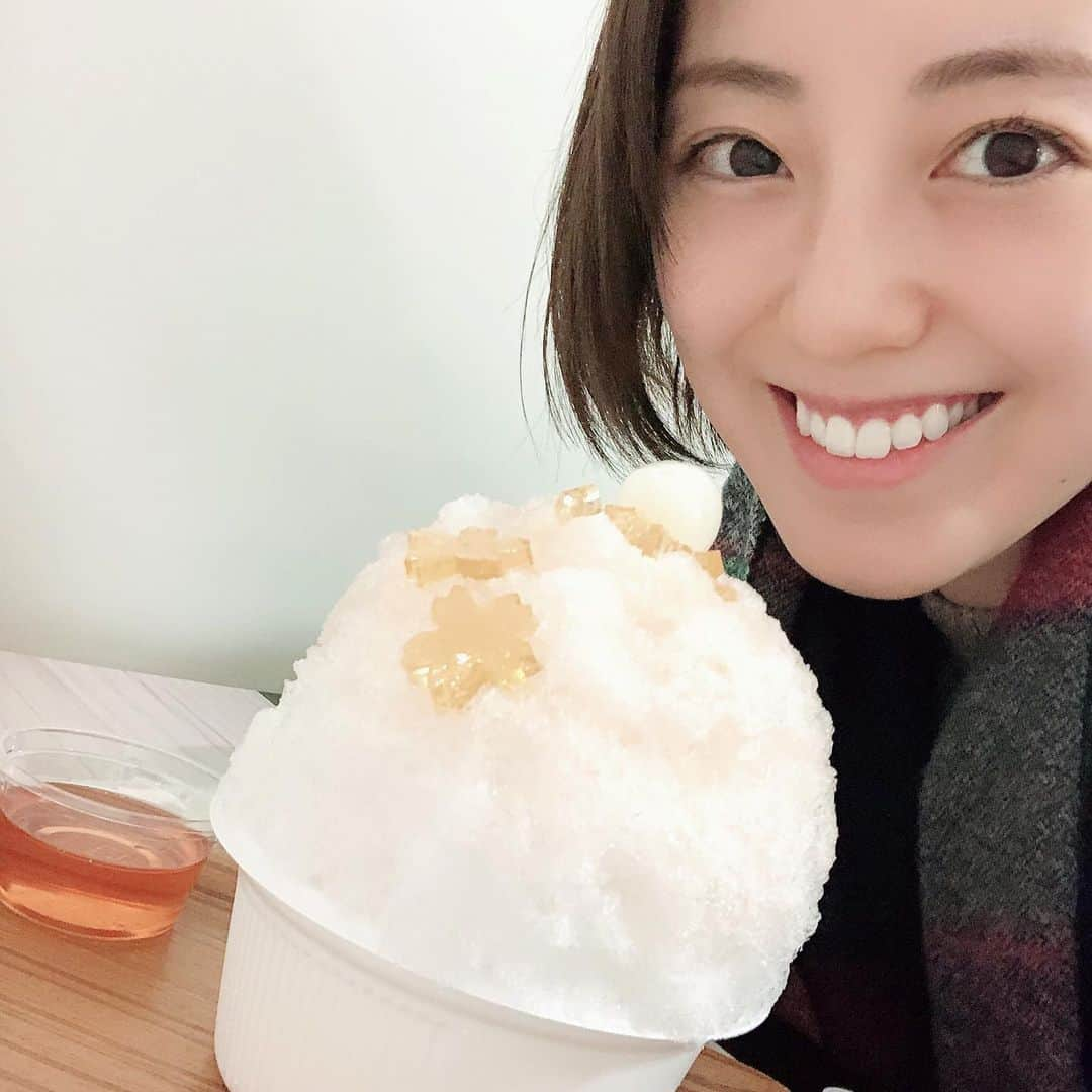 沢井美優さんのインスタグラム写真 - (沢井美優Instagram)「さくらさく〜🌸✨  #沢井はかき氷です #🍧﻿ ﻿ #かき氷 #かき氷大好き #かきごーらー ﻿ #かき氷部 #かき氷巡り #かき氷マニア﻿ #shavedice #sweets #love #yummy﻿ #かき氷は人を幸せにする #🧡﻿ #甘いものは人を幸せにする﻿ ﻿ #笑顔溢れる毎日を ﻿ #あなたも #わたしも﻿ #明日もきっと素敵な一日  #桜味 #大好き #🌸 #もうすぐ春ですね #ちょっと気取ってみませんか  #💃」2月6日 18時32分 - sawai_miyuu