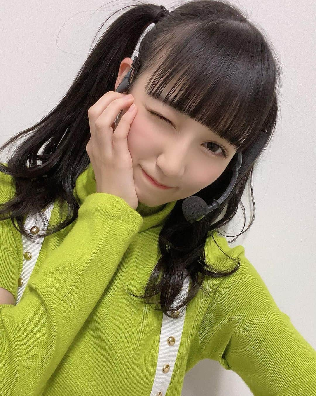 今村麻莉愛さんのインスタグラム写真 - (今村麻莉愛Instagram)「. 💚😉」2月6日 19時10分 - maria_0914_