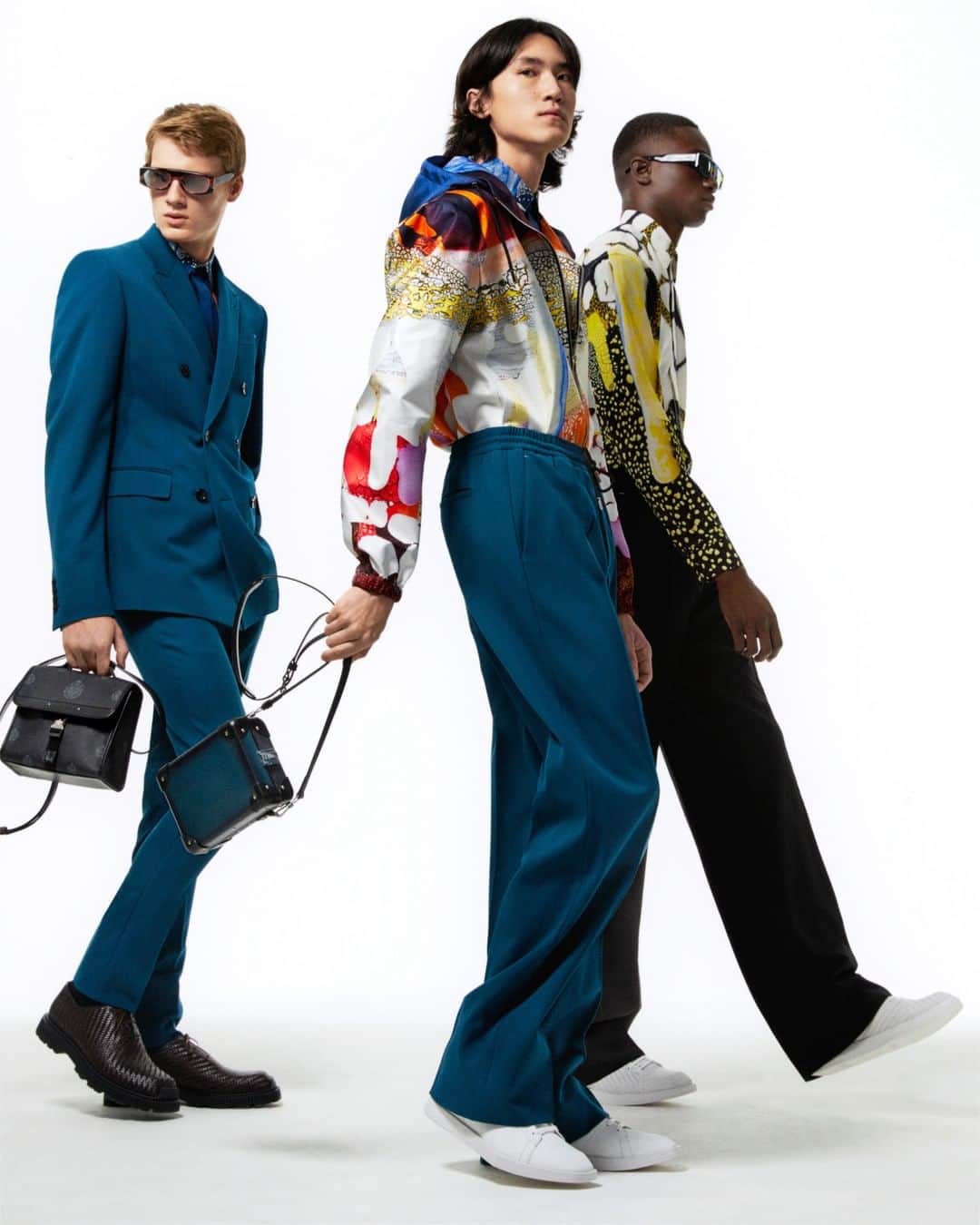 ベルルッティのインスタグラム：「- THE #BERLUTI x BRIAN ROCHEFORT COLLECTION BY @kris_van_assche -  The Summer 2021 collection is a result of a dialogue between Artistic Director Kris Van Assche and Ceramicist Artist @energygloop.  Now available In-Store and on the E-Shop.  Photography by @carlijnjacobs  Creative Direction by #krisvanassche and @mmparisdotcom  Styling by @mauricionardi」