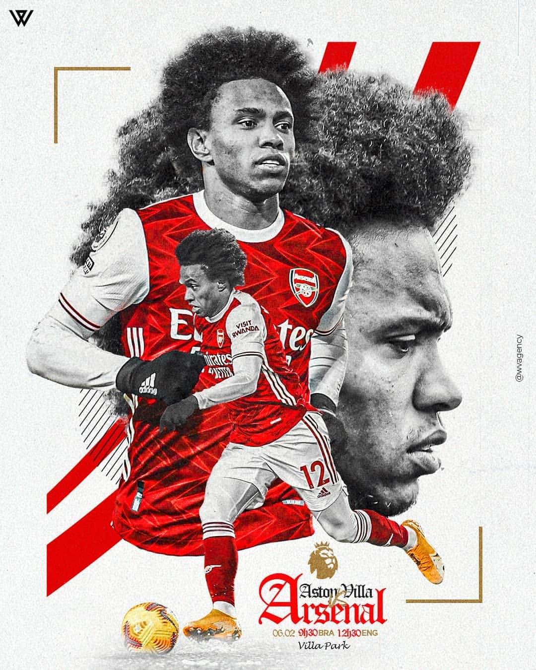 ウィリアンのインスタグラム：「Matchday!💪#premierleague #arsenal #gunners #W12」