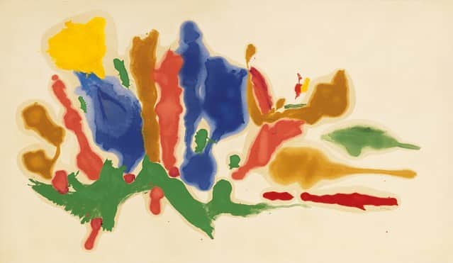 オーレリービダマンのインスタグラム：「Helen Frankenthaler, Cool Summer, 1962  #inspiration #aureliebidermann」