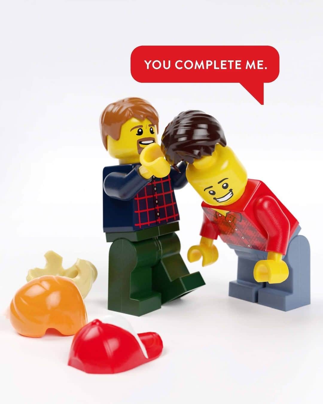 LEGOさんのインスタグラム写真 - (LEGOInstagram)「How would you finish the sentence "I knew we just clicked when..." to describe your LEGO love story? @chroniclebooks  #LEGO #ChronicleBooks #WeJustClick #Valentine #BeMyValentine」2月6日 21時00分 - lego