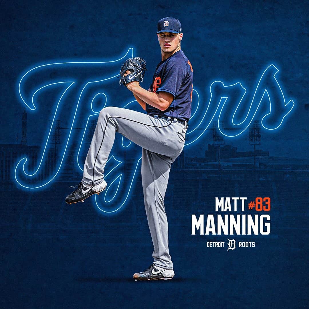 デトロイト・タイガースさんのインスタグラム写真 - (デトロイト・タイガースInstagram)「Matt Manning is baseball’s No. 25 prospect and he “keeps getting better.”」2月7日 6時57分 - tigers