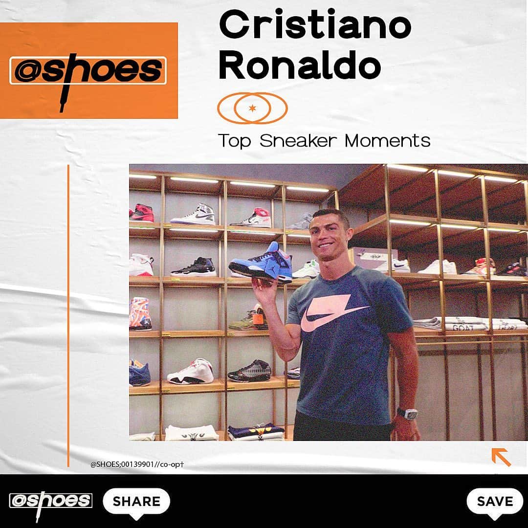 shoes ????のインスタグラム：「@cristiano turned 36 yesterday & scored a game winner today. 🎉 Here are some of his most memorable sneaker moments 👟  #sneakers #sneakernews #nicekicks #cr7 #cristianoronaldo #ronaldo #yeezy #kicksonfire #solecollector #highsnobiety #hypebeast #complexsneakers #brkicks #sneakerfreaker #sneakerfiles #supreme #offwhite #nike」