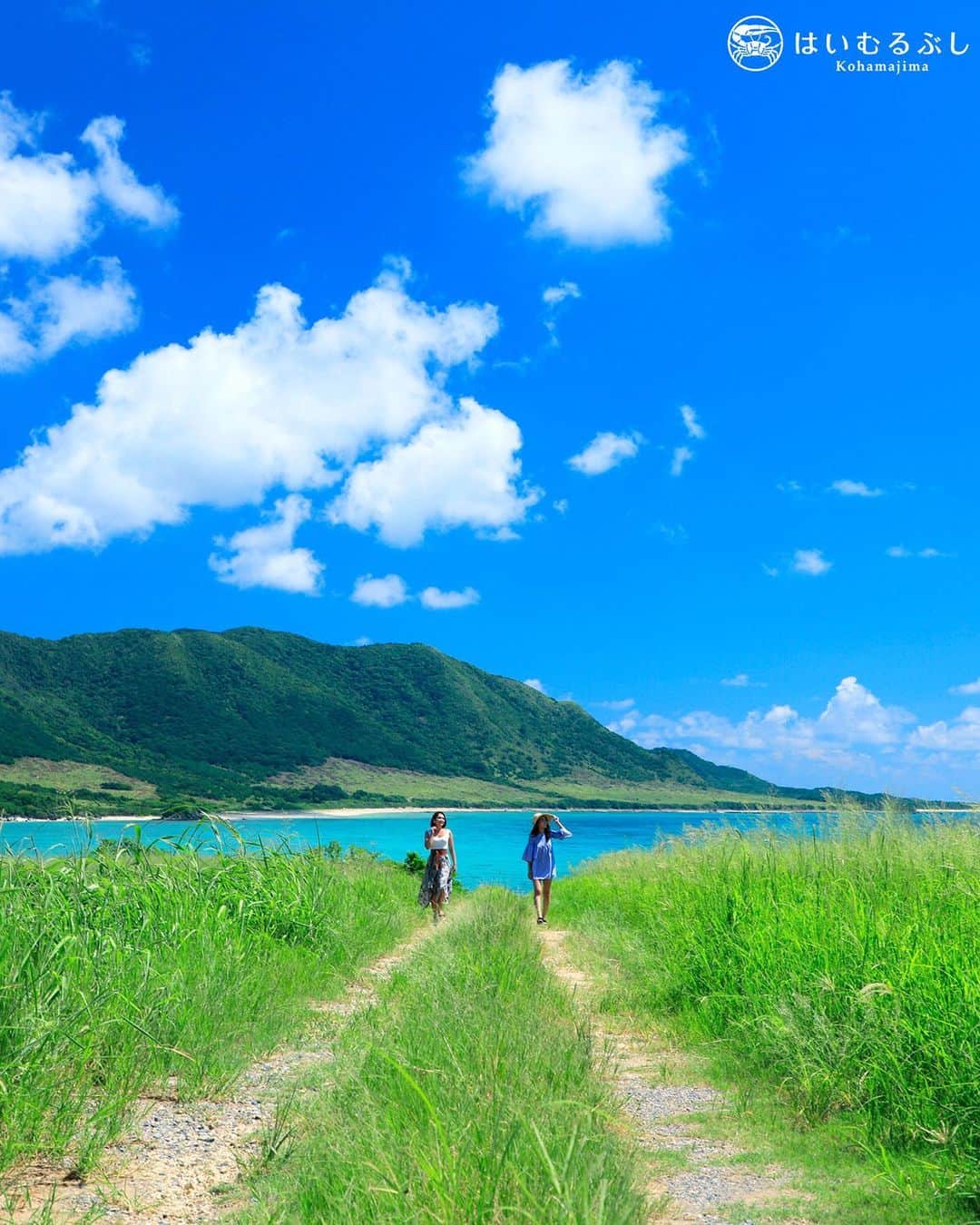 HAIMURUBUSHI はいむるぶしさんのインスタグラム写真 - (HAIMURUBUSHI はいむるぶしInstagram)「小浜島・はいむるぶしから癒しの風景をお届けします。 青く煌めくサンゴ礁を見下ろす高台にある、八重山ブルーの海へと続く道… 白と緑の轍の先に美しい景色が広がっています。 #沖縄 #八重山諸島 #石垣島 #海の道 #サンゴ礁 #轍 #小浜島 #リゾート #ホテル #はいむるぶし #japan #okinawa #yaeyama #island #bluesea #ishigaki #kohamajima #resort #hotel #haimurubushi」2月6日 23時56分 - haimurubushi_resorts