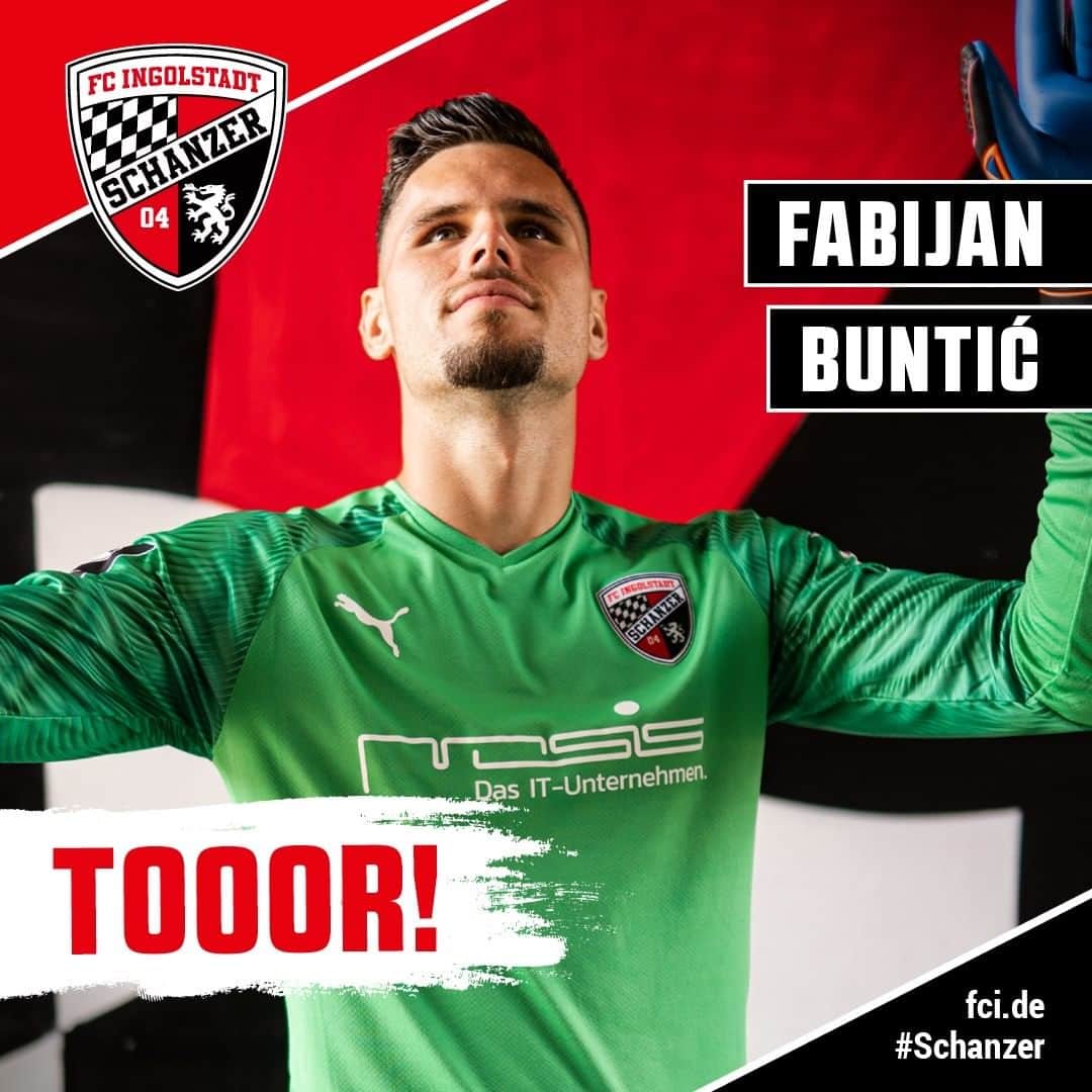 FCインゴルシュタット04のインスタグラム：「Ja, diese Grafik hatten wir wirklich zu Saisonbeginn vorbereitet. Kein. Verdammter. Witz. Unser Keeper macht die Hütte!! @buntic97   WAHNSINN, #Schanzer!!! 🖤❤ Wir sind SOOOOOO mega stolz auf euch. Niemals aufgegeben! . . #schanzerdassindwir #Schanzerfürimmer #Ingolstadt #FCI #FCIngolstadt #3Liga #zeigtsuns #fu3ball #soccer #fussball #football #futbol #immerweiter #zamhoidn #Team #heimspiel #Stadion #Dahoam #AudiSportpark #Rückrunde #FCIVIK #Viktoria #Köln #ViktoriaKöln #cologne #Matchday #Spieltag #Tor #Buntic」
