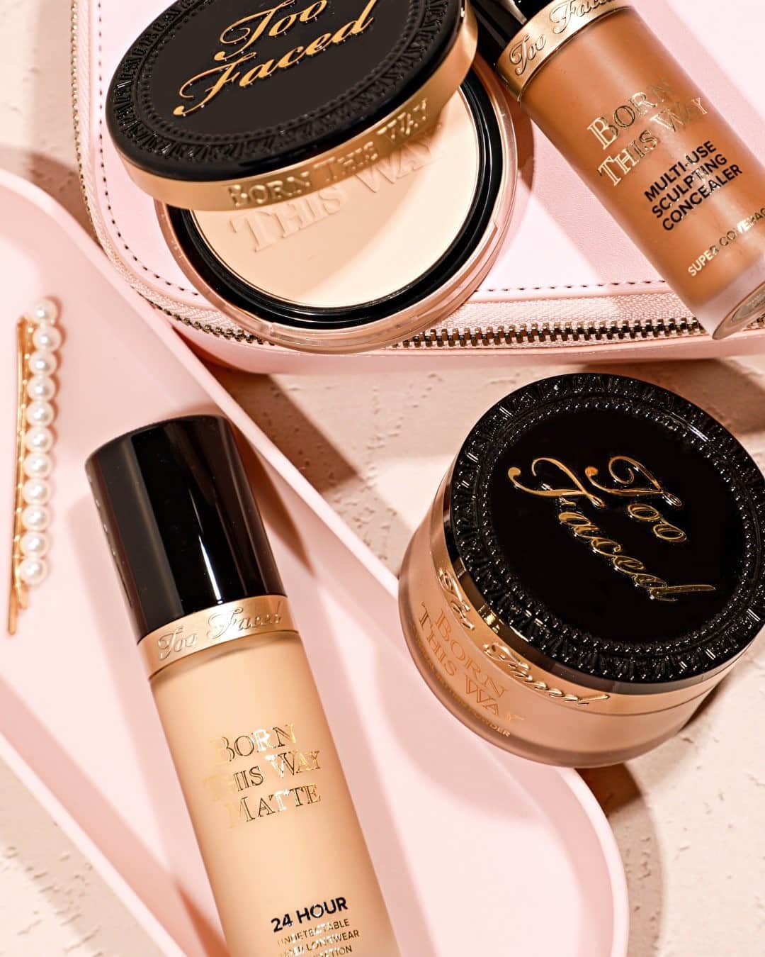 Too Facedのインスタグラム：「A recipe for complexion perfection ✨ Achieve maximum coverage with an undetectable finish with our Born This Way Collection! Available @sephoramiddleeast. #tfbornthisway #toofaced」