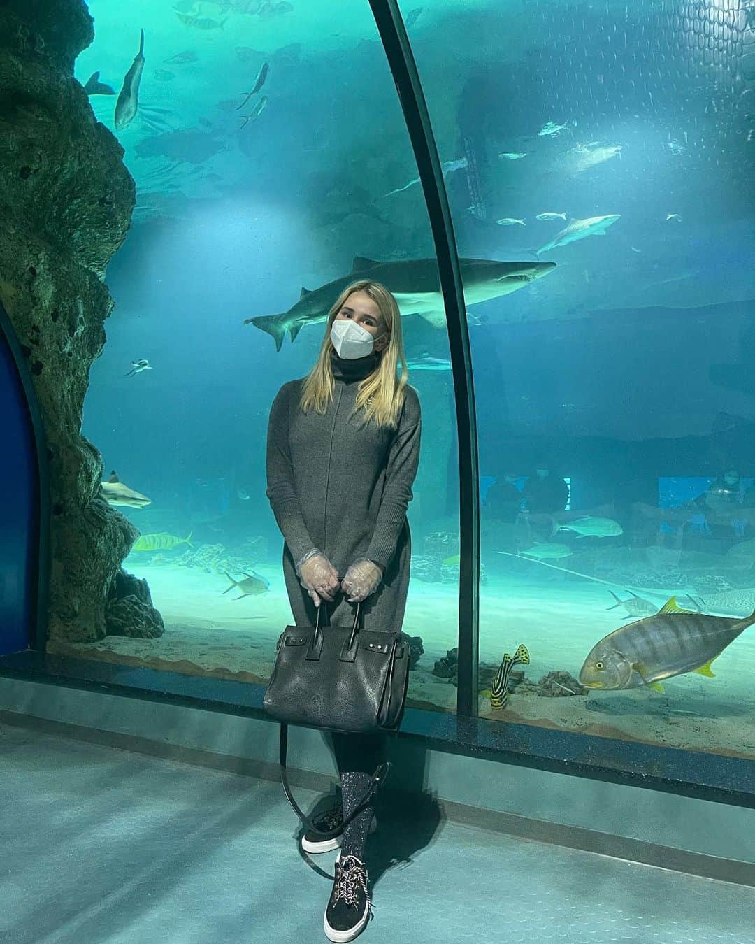 ヤナ・ノスコワのインスタグラム：「🦈 #happy」