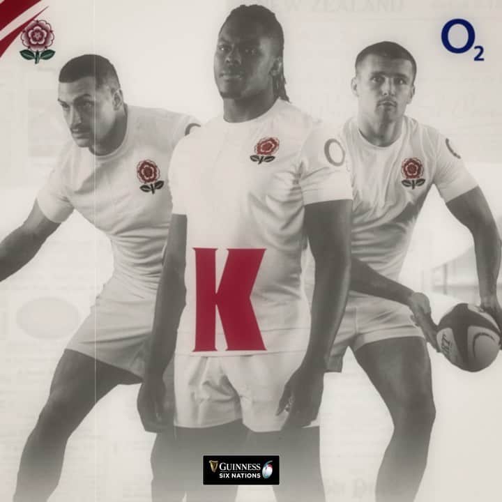 ラグビーイングランド代表のインスタグラム：「LET’S GO 🌹🌹🌹  #ENGvSCO #CalcuttaCup #GuinnessSixNations」
