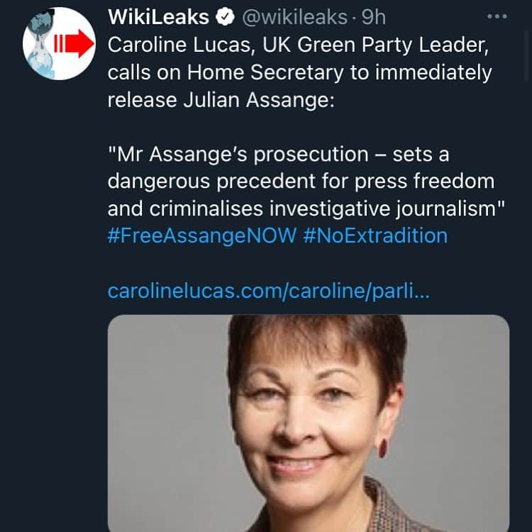 WikiLeaksさんのインスタグラム写真 - (WikiLeaksInstagram)「#FreeAssange」2月7日 1時32分 - wikileaks