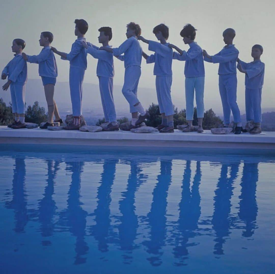 Luraのインスタグラム：「Summer Camp by Bernard Faucon. 🔵」