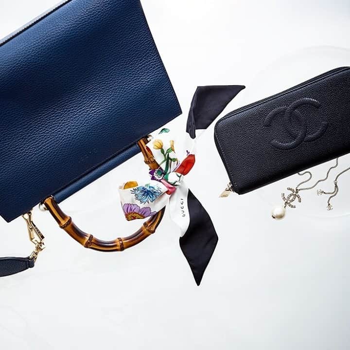 GILTのインスタグラム：「Steal the spotlight with these vintage finds. Tap the link in bio to shop #Chanel, #Gucci, and more.」