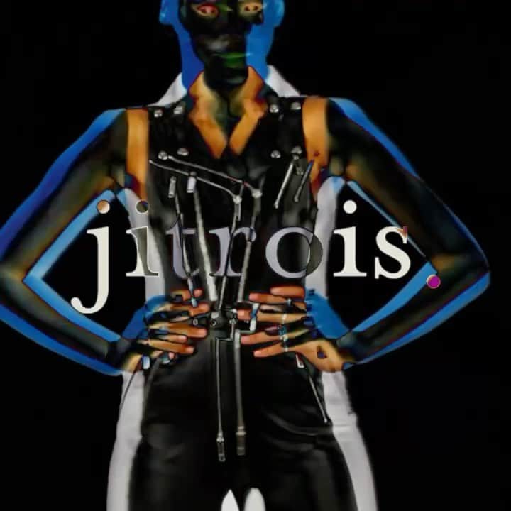 ジトロワのインスタグラム：「A LEATHER PROFILE  featuring our ´kristen’ black leather jumpsuit. This new #jitrois collection is dedicated to  gamers, whether real or virtual.   Shop our new collection available on jitrois.com  Thanks to @clauco2」