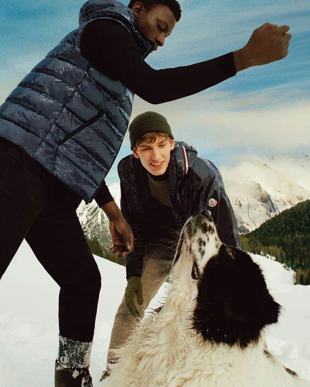 モンクレールのインスタグラム：「Playtime.  What does Moncler mean to you? That’s the question animating #MonclerVoices — and for legendary South African photographer @KotoBolofo, the answer always an ode to joy: For Bolofo, “having fun” is one of the highest forms of human expression.」