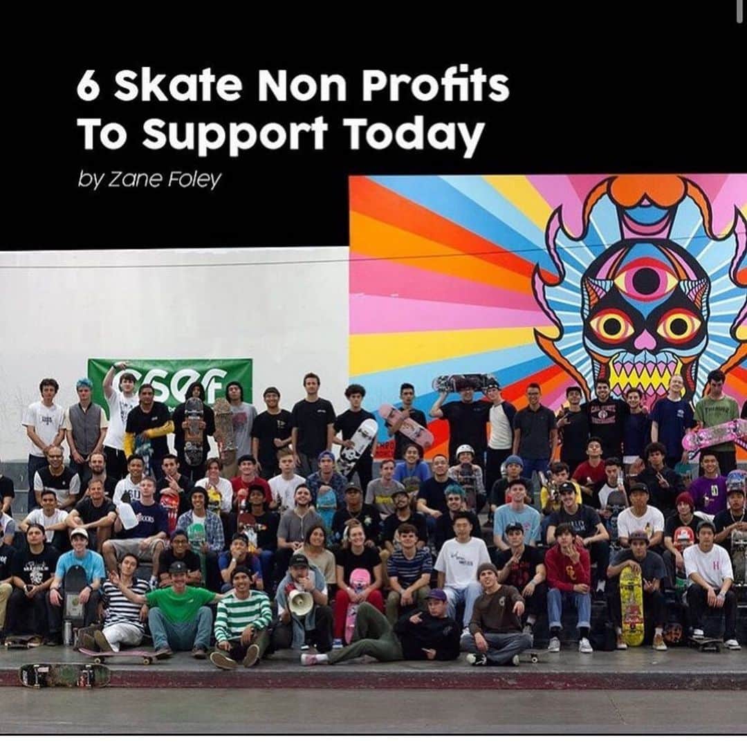 エンジョイのインスタグラム：「Beautiful things @nestorjudkins has been doing with his non-profit @saladdaysofskateboarding skateboarders giving back to skateboarders!!! ❤️ read all about it in @skateism latest article!」