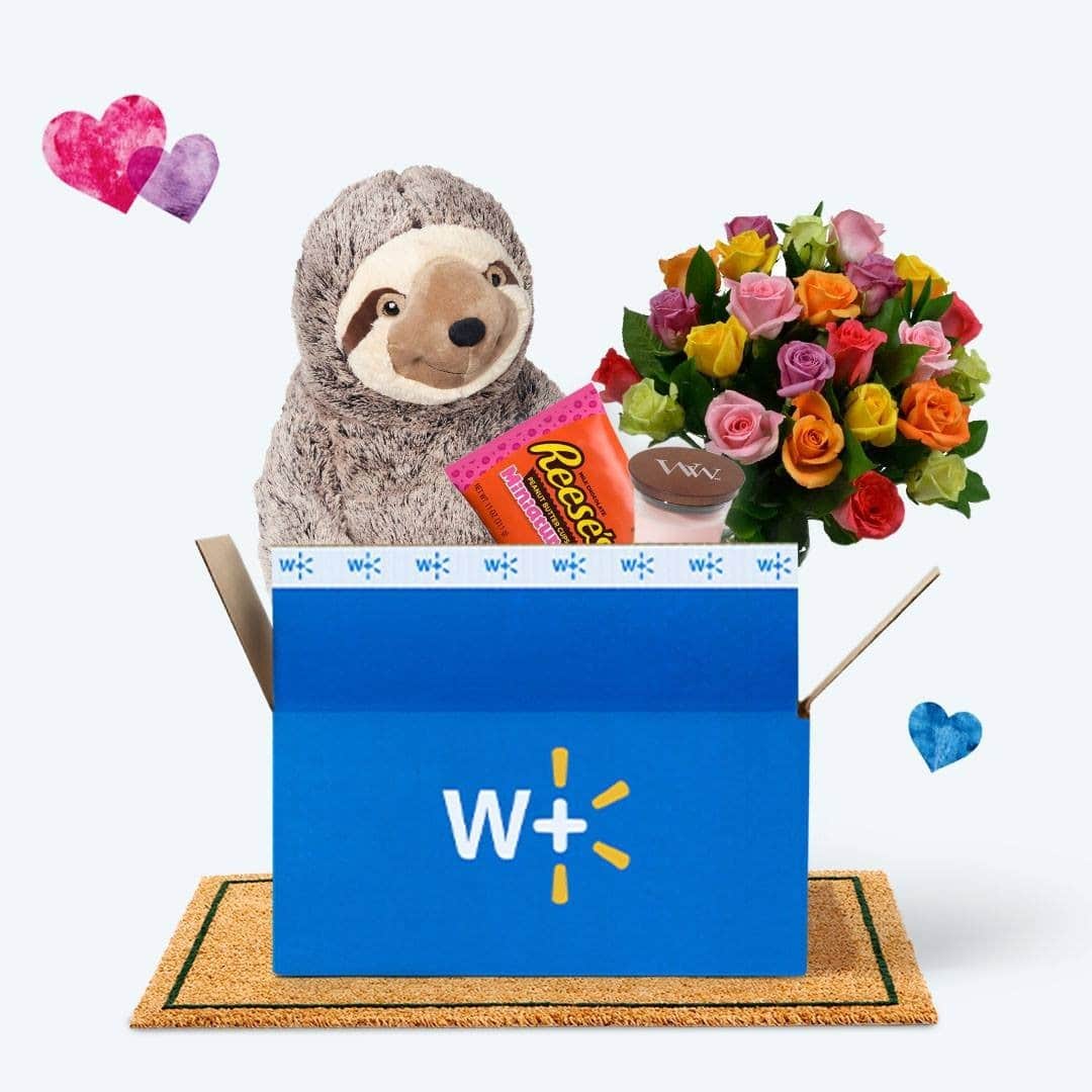 Wal-Mart Stores, Incのインスタグラム：「Walmart+ is helping us celebrate Valentine's Day this year❣️ With free shipping from https://walmrt.us/3cOv8zp with no order minimum*, everyone gets the treats they ️🥰. Isn't that sweet? 🍬  *Excludes freight & Marketplace items.」