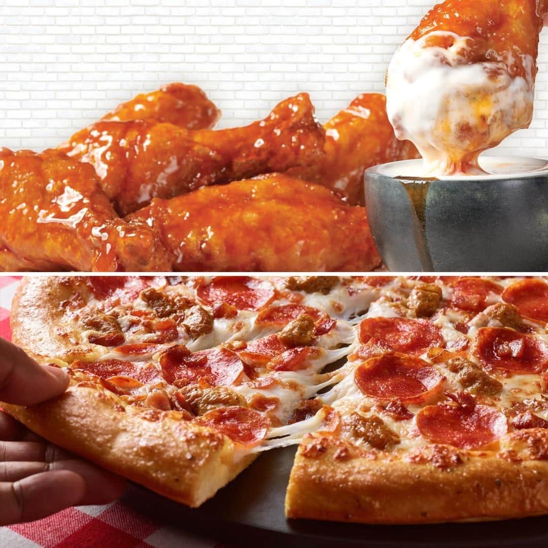 Pizza Hutのインスタグラム：「Which team are you rooting for tomorrow? #TeamWings #TeamPizza #SuperBowlLV」